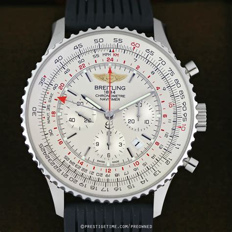 breitling navitimer iced out watch|Breitling Navitimer pre owned.